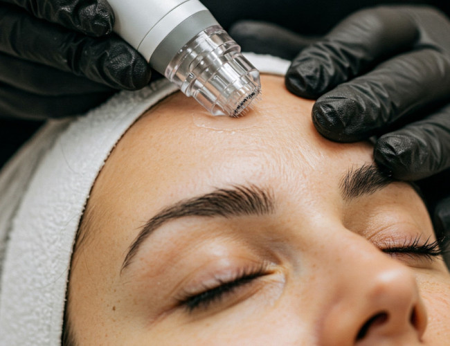 μεσοθεραπεία προσώπου (microneedling)
